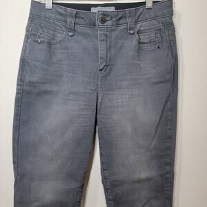 Wit & Wisdom Jeans 6 Stretch Gray Skinny Leg Woman Elastic